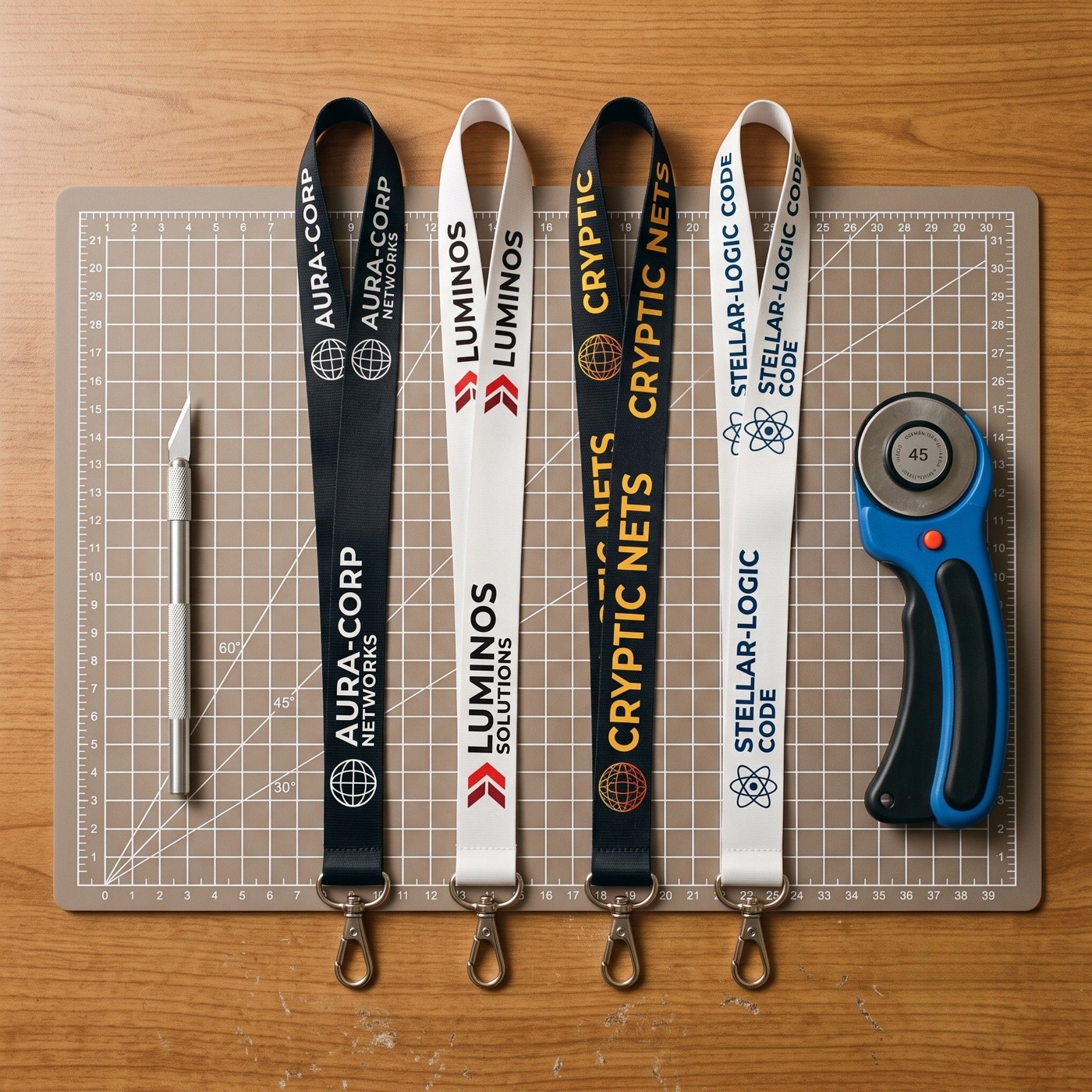 Gafetes y lanyards